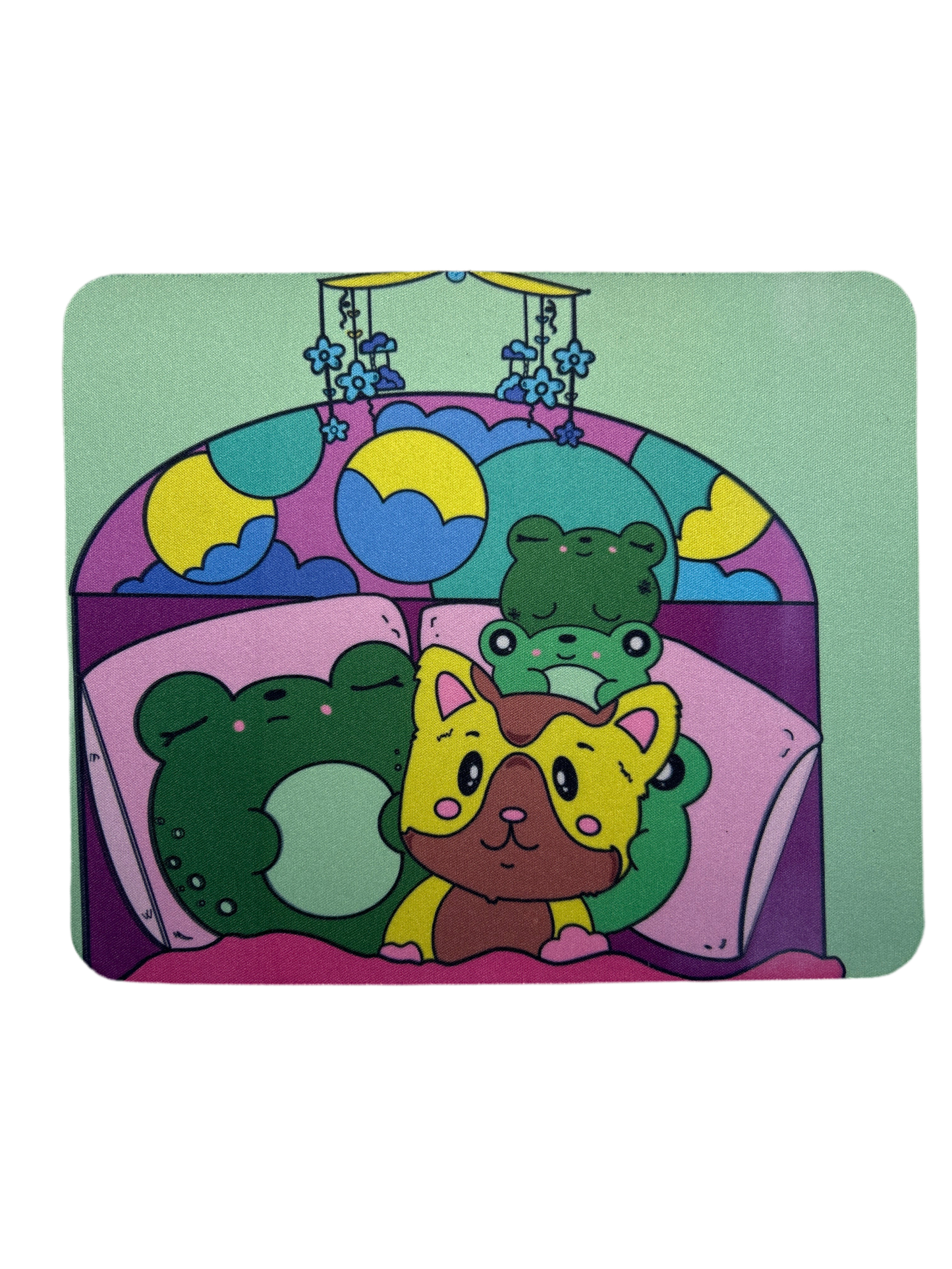 Sleepy Frogs Mouse Pads