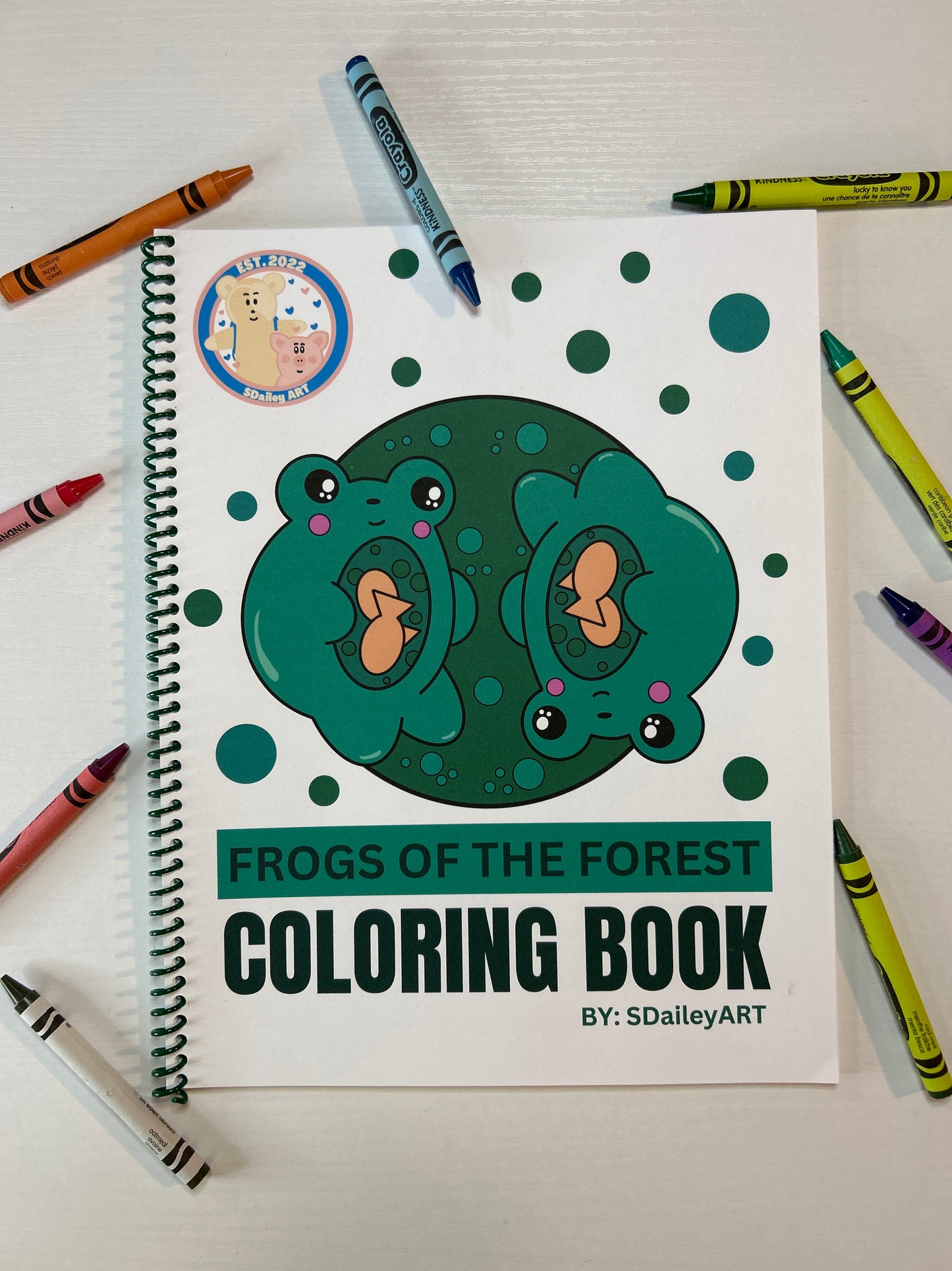 Frogs of the Forest Coloring Book