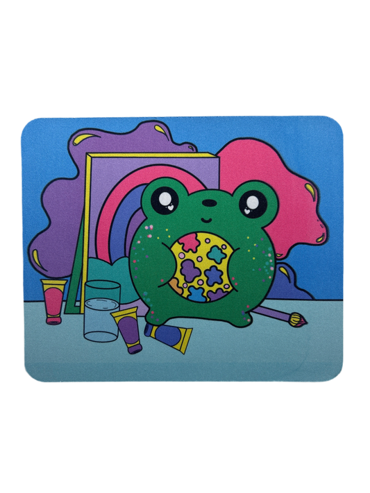 Painted Frog Mouse Pad - Design 1