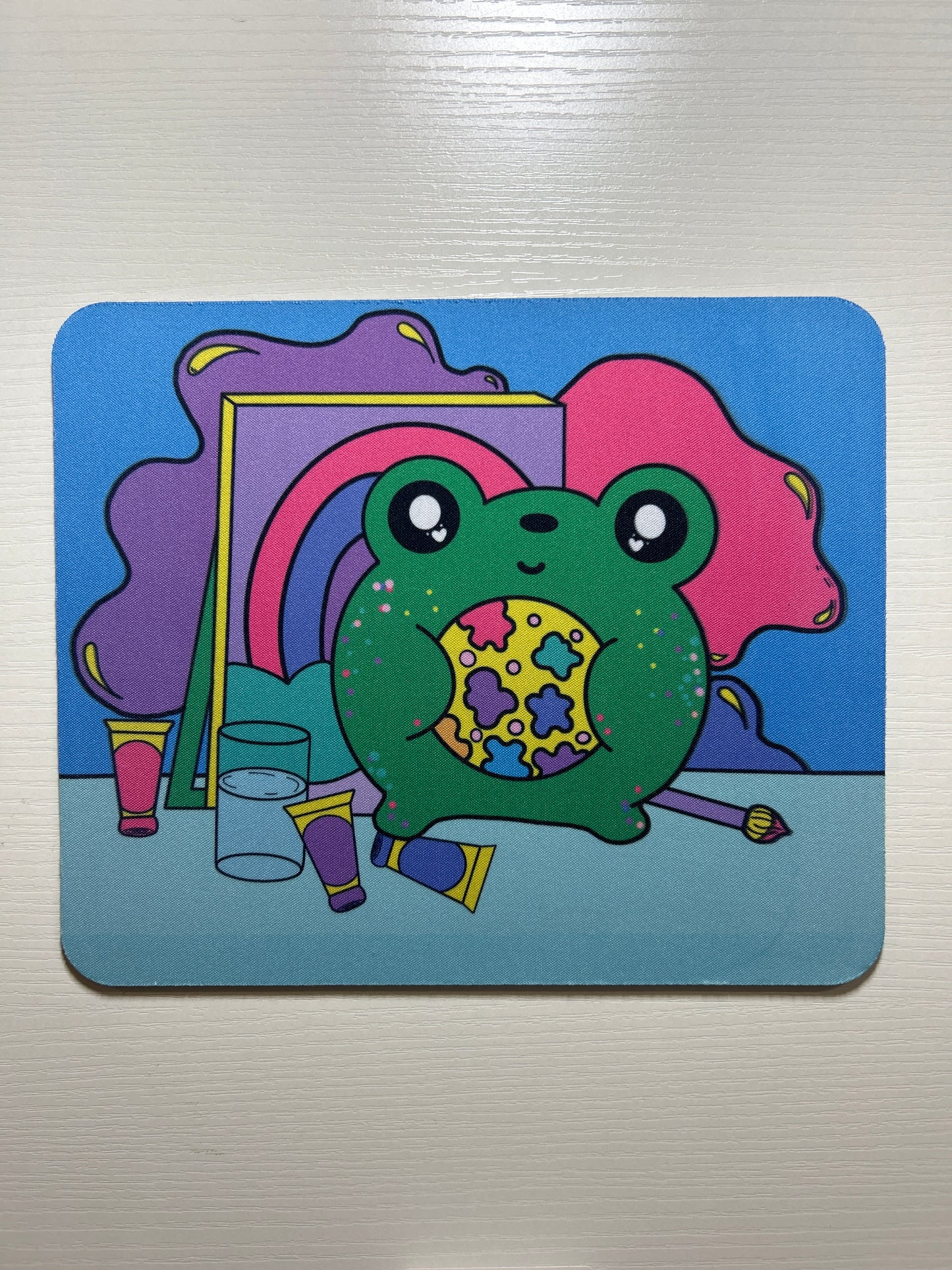 Painted Frog Mouse Pad - Design 1