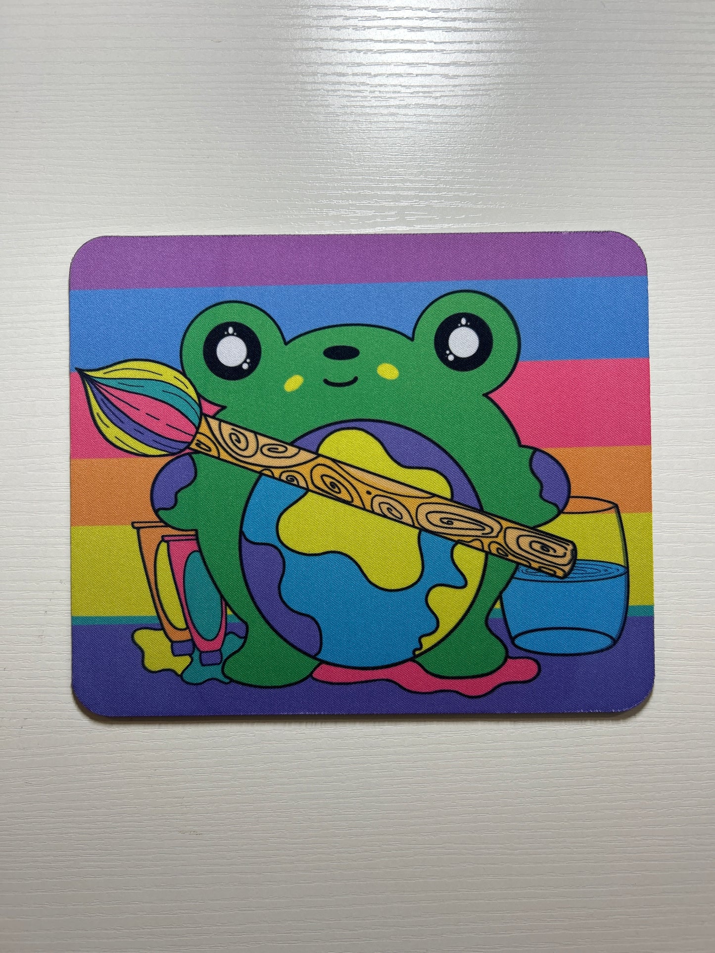 Painted Frog Mouse Pad - Design 2