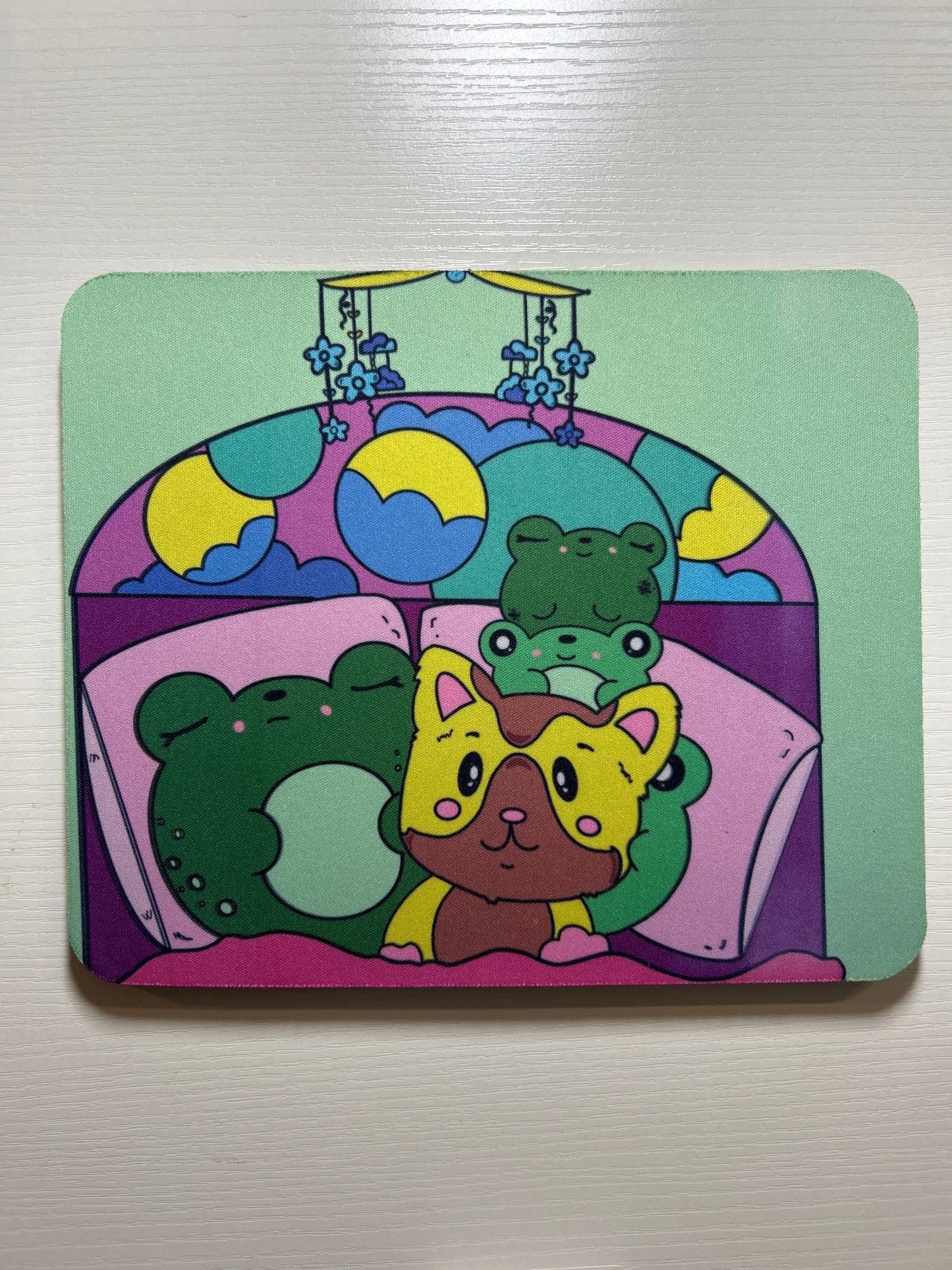 Sleepy Frogs Mouse Pads