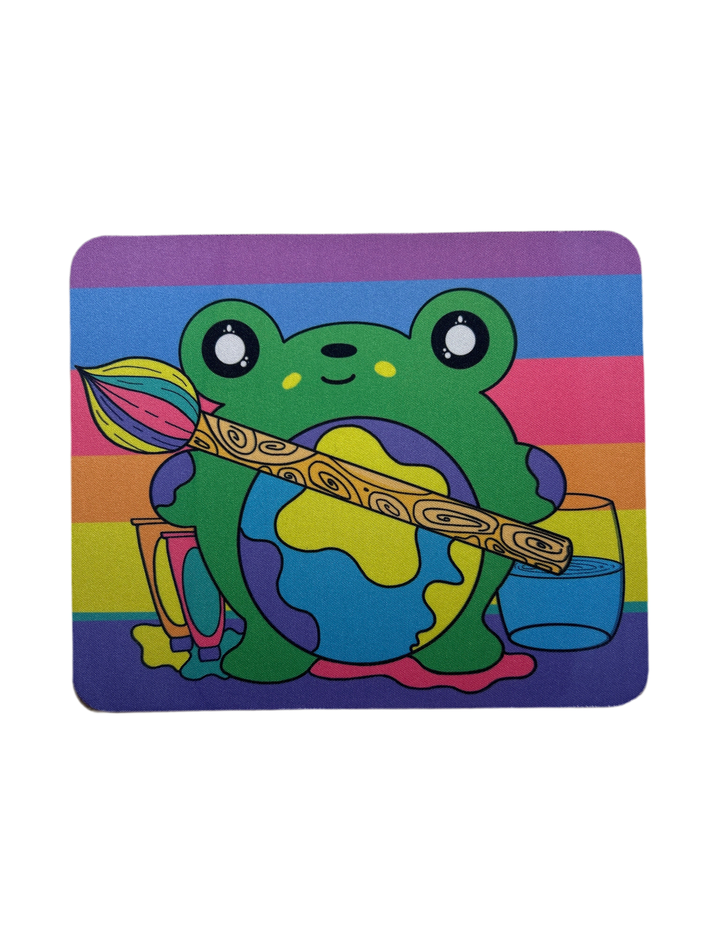 Painted Frog Mouse Pad - Design 2