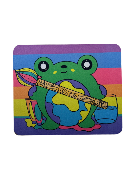 Painted Frog Mouse Pad - Design 2