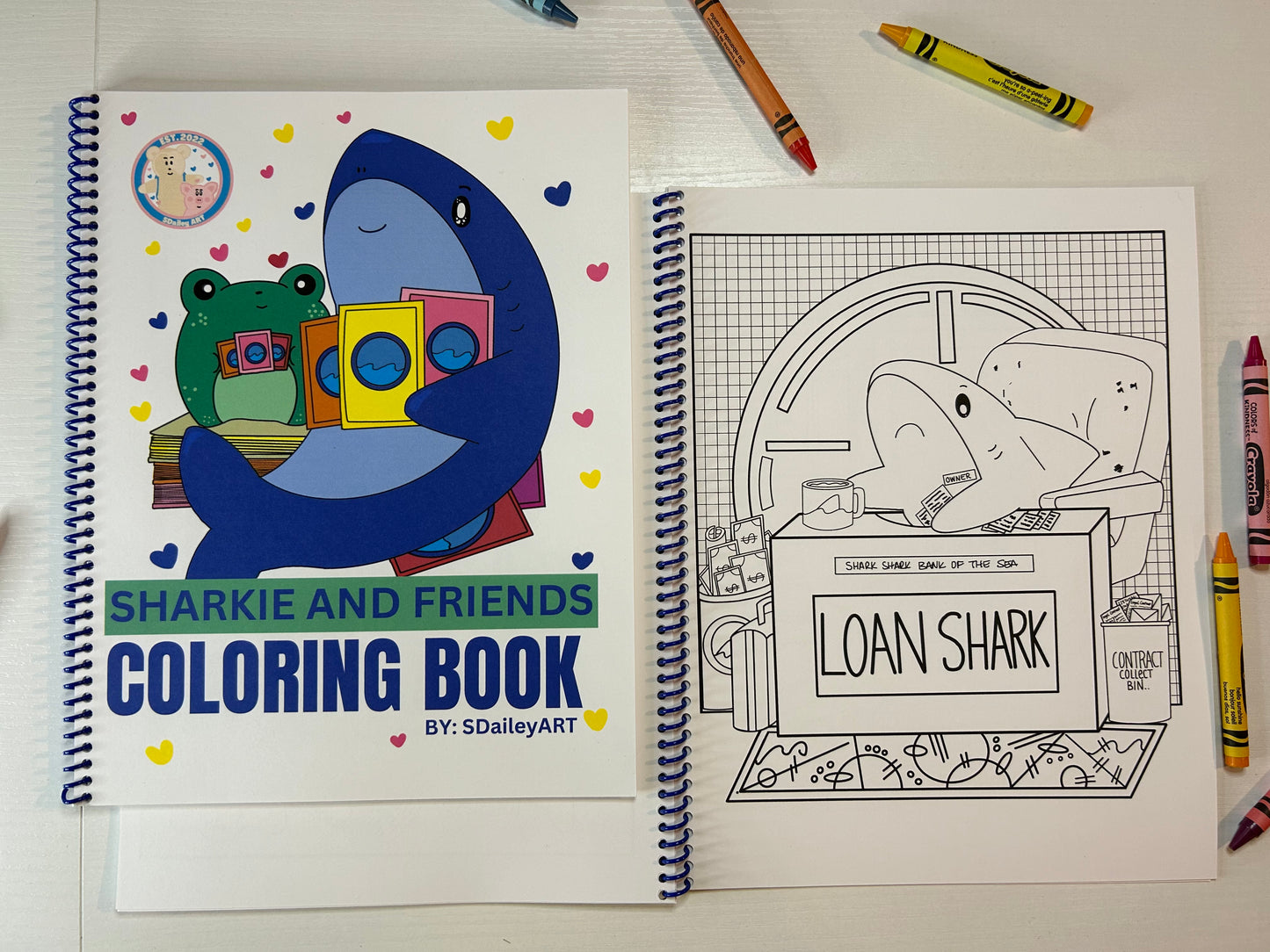 Sharkie and Friends Coloring Book