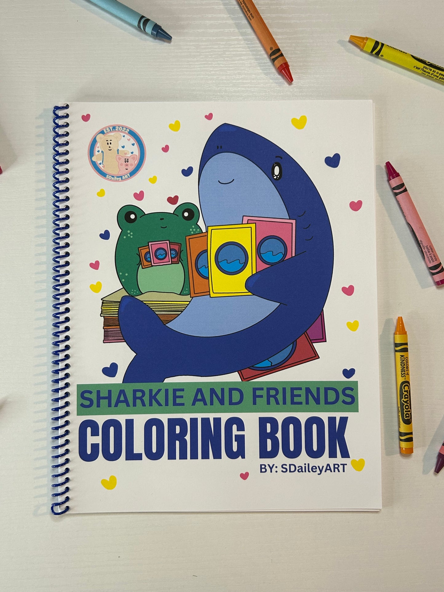 Sharkie and Friends Coloring Book