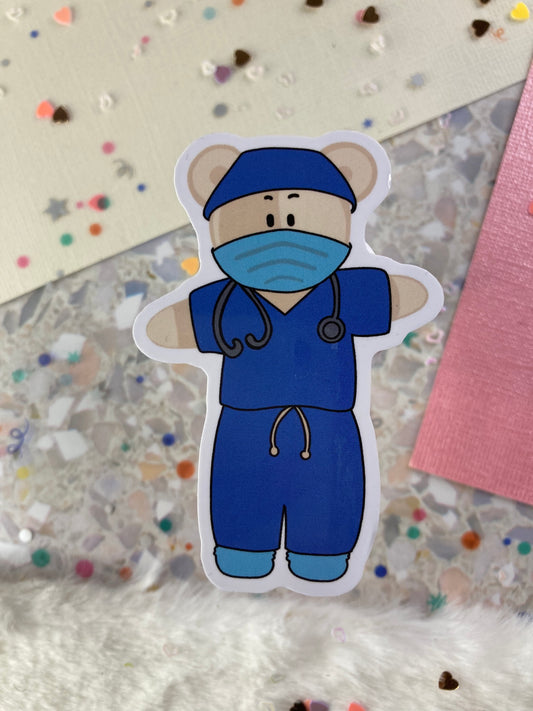 DR Bear sticker