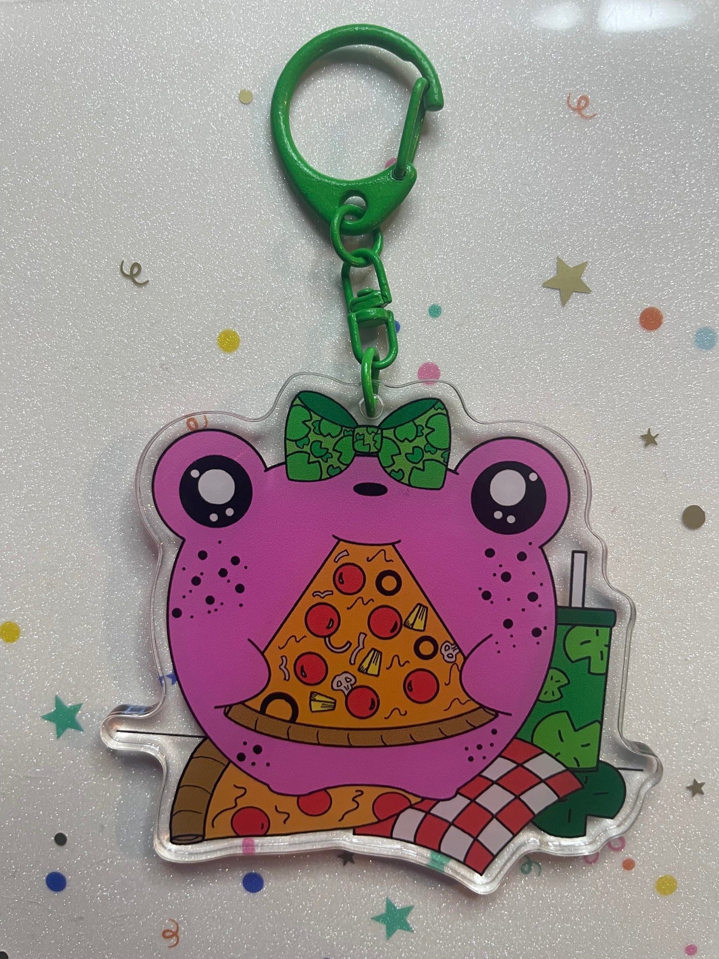 I love Pizza Keychain