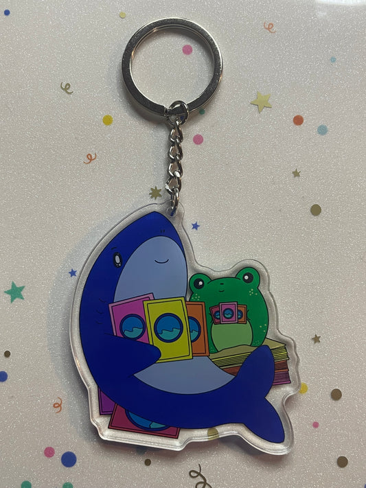 froggie and Sharkie Keychain