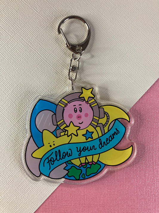 Follow Your Dreams Acrylic Keychain