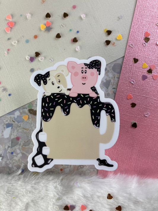 Hot Chocolate Sprinkles Sticker